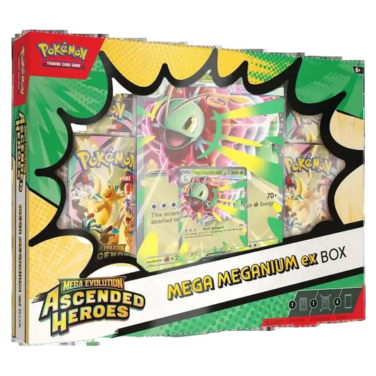Ascended Heroes Mega Meganium Ex box (Öppnas Live)